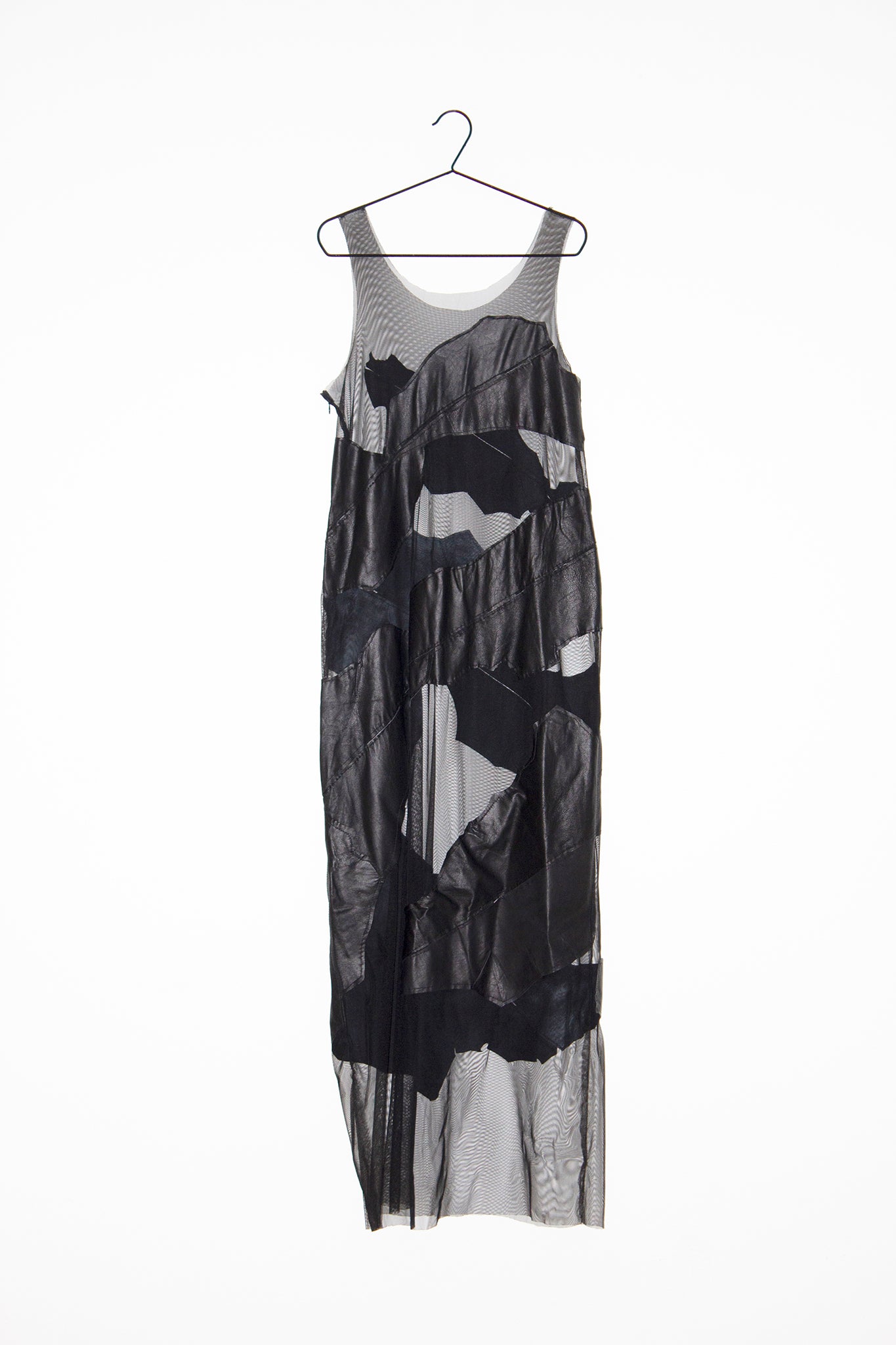 Black Mosaic Mesh Dress