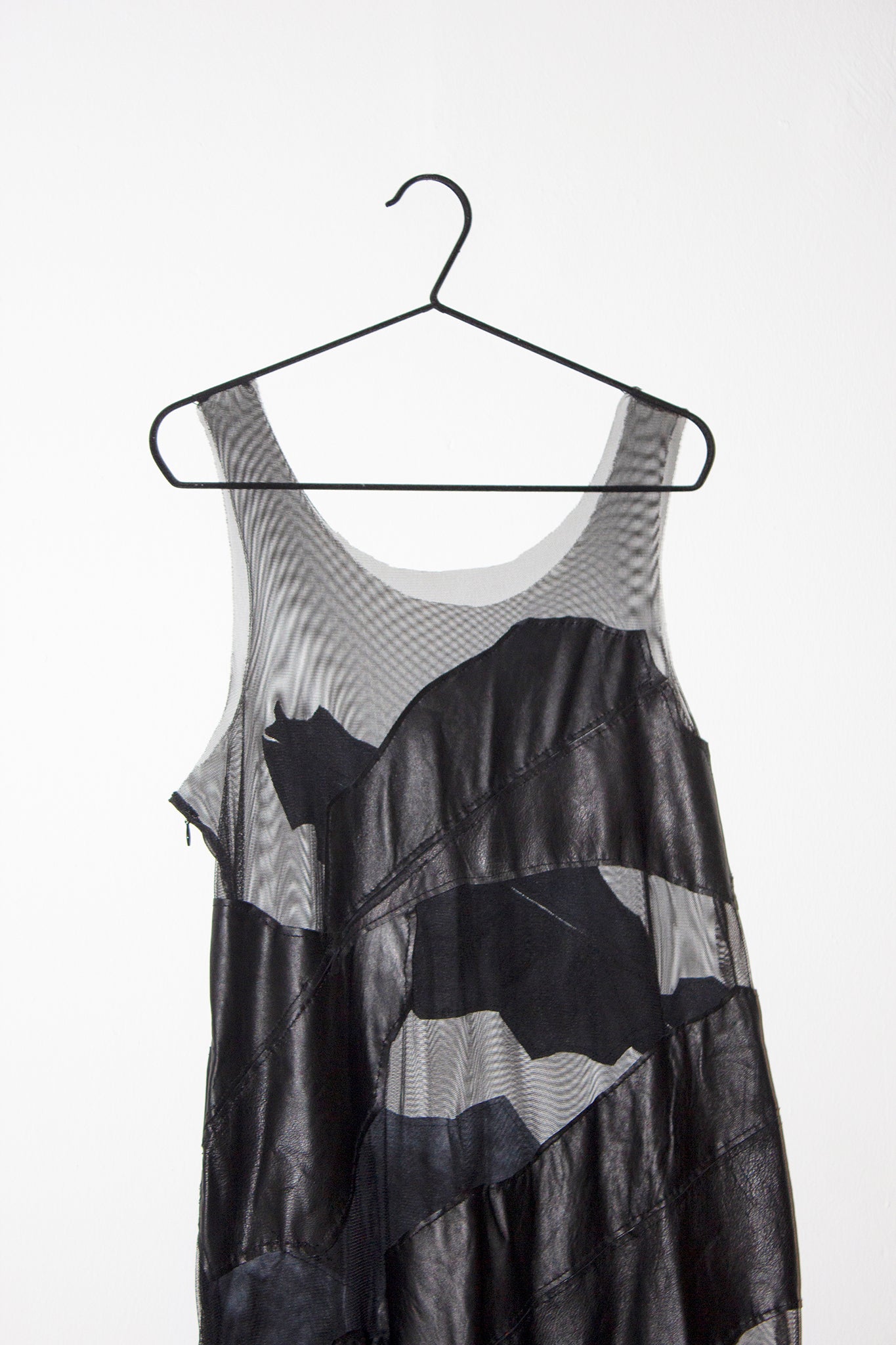 Black Mosaic Mesh Dress