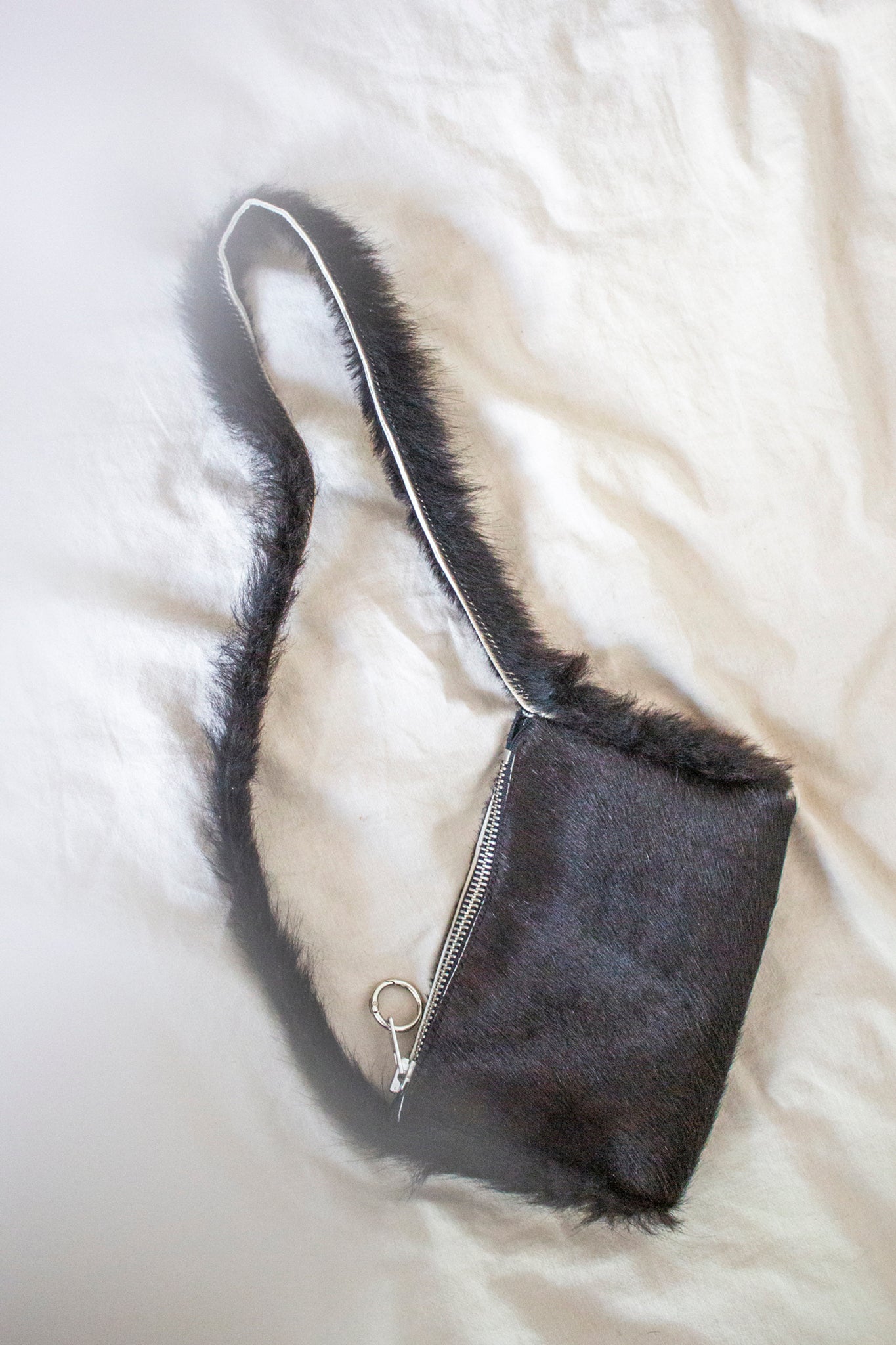Cowhide Shoulder Bag All Black