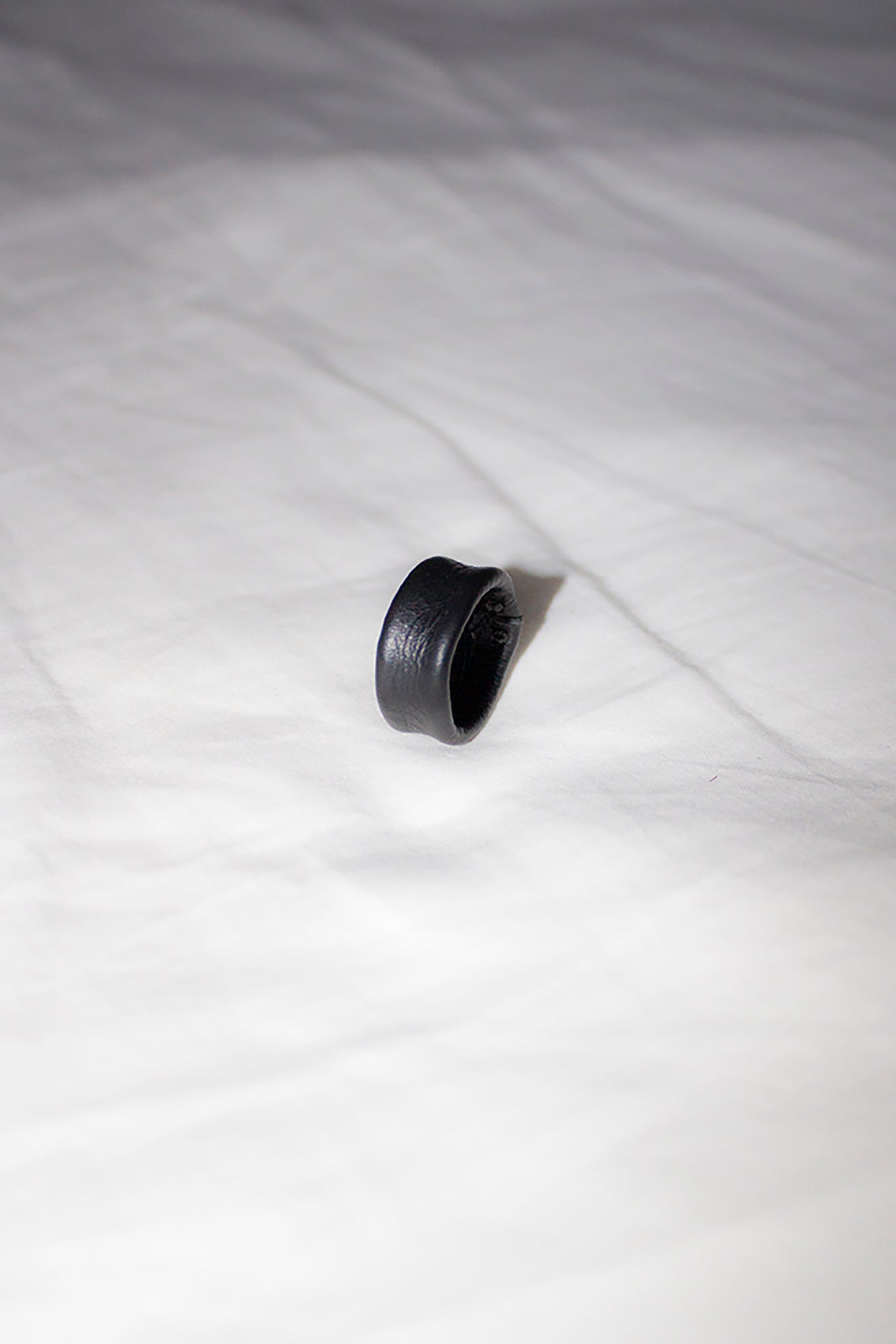 Classic Leather Ring Black