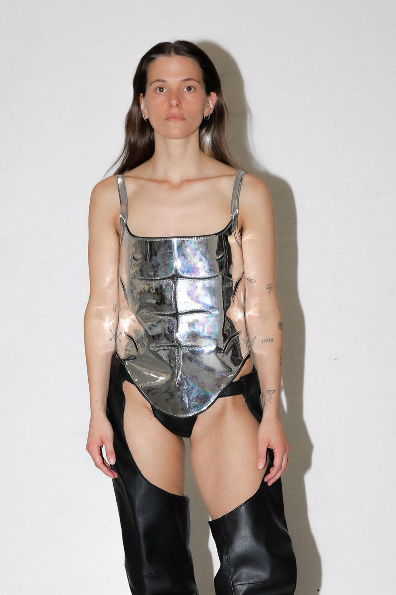 Chrome Torso Top M