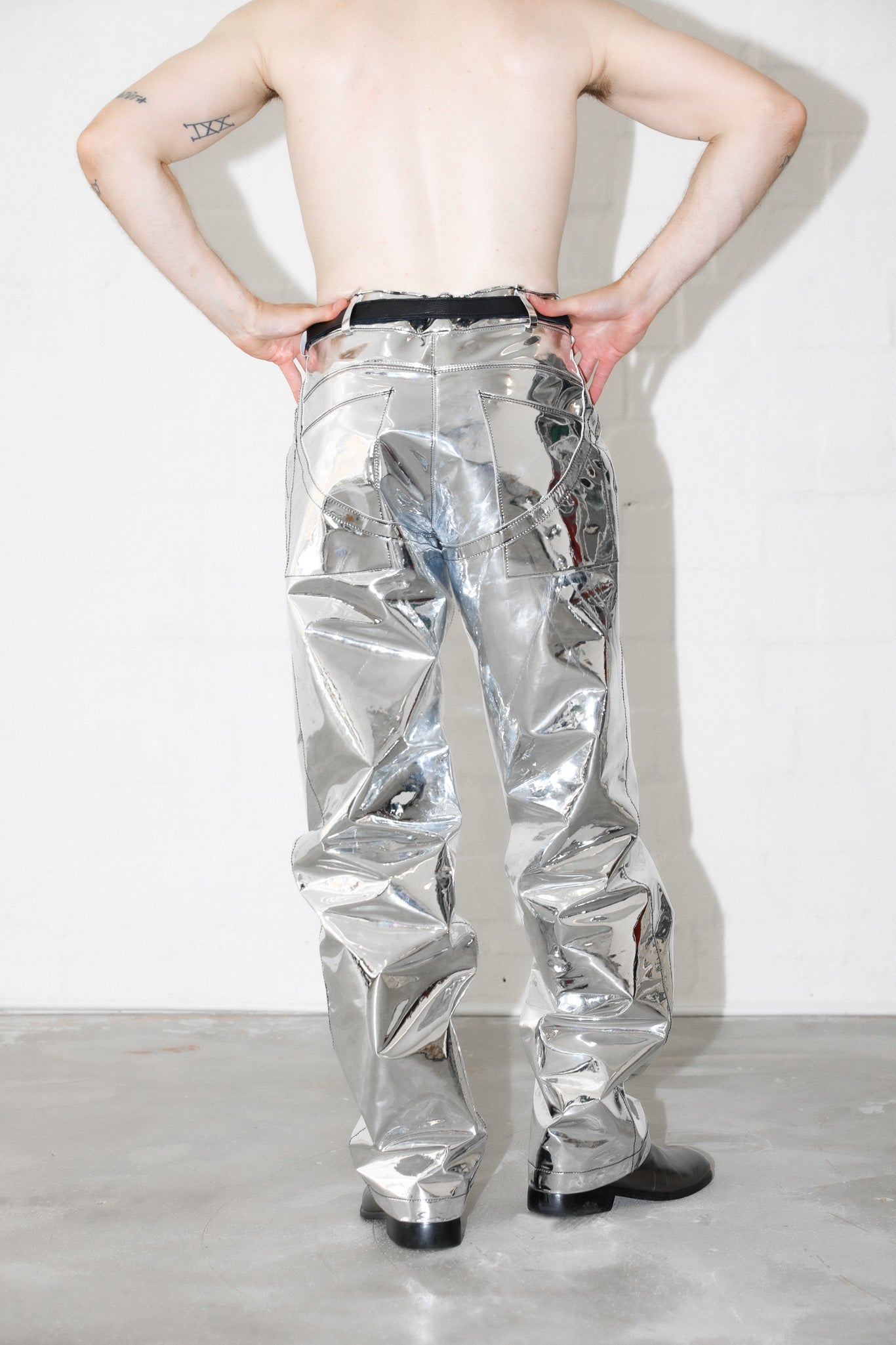 Chrome Strap Trousers