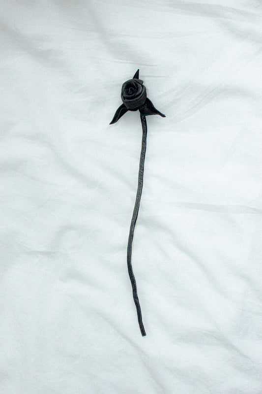 Black Leather Rose