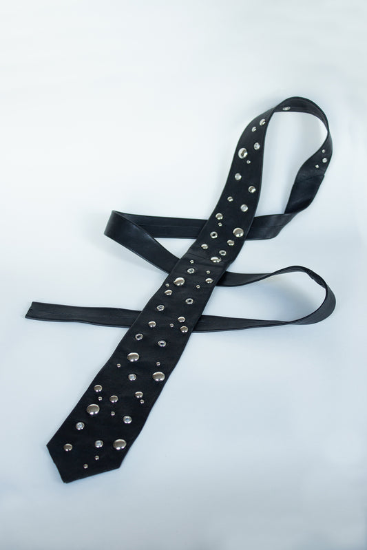 Stud Tie Black